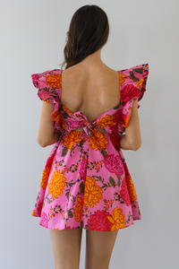 The Trinity Dress: Fuchsia/Multi