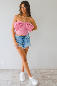 We Have Extra Time Top: Dusty Rose