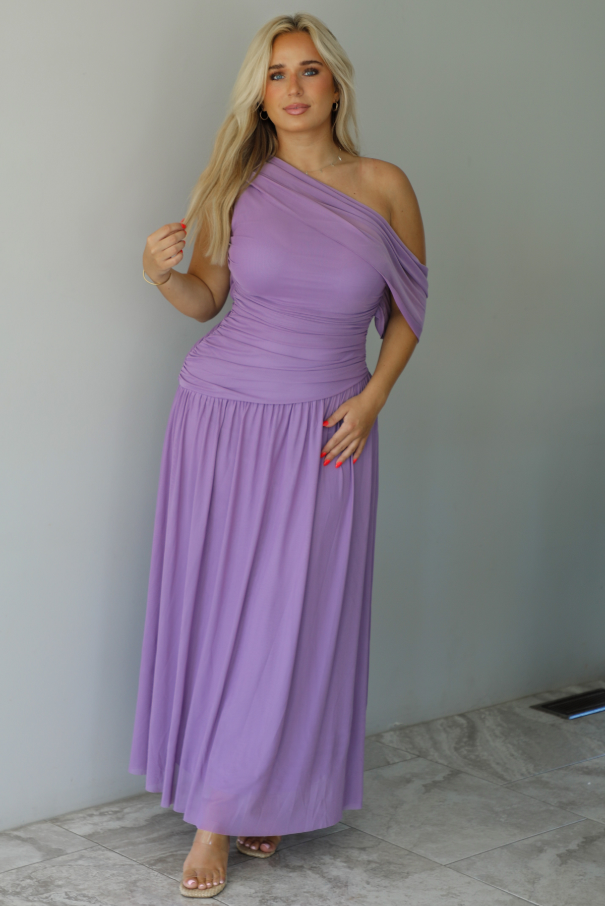 Seemingly Yours Maxi Dress: Lavender – Hope's