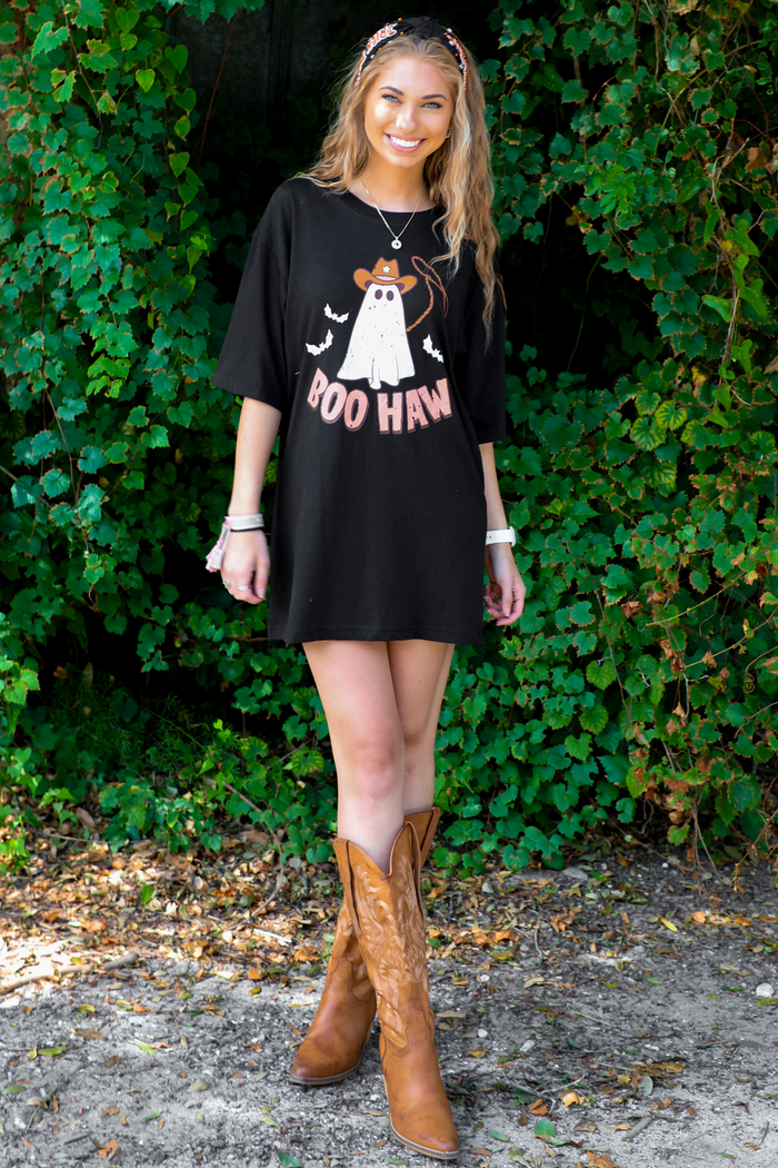 Boo Haw T-Shirt: Black/Multi