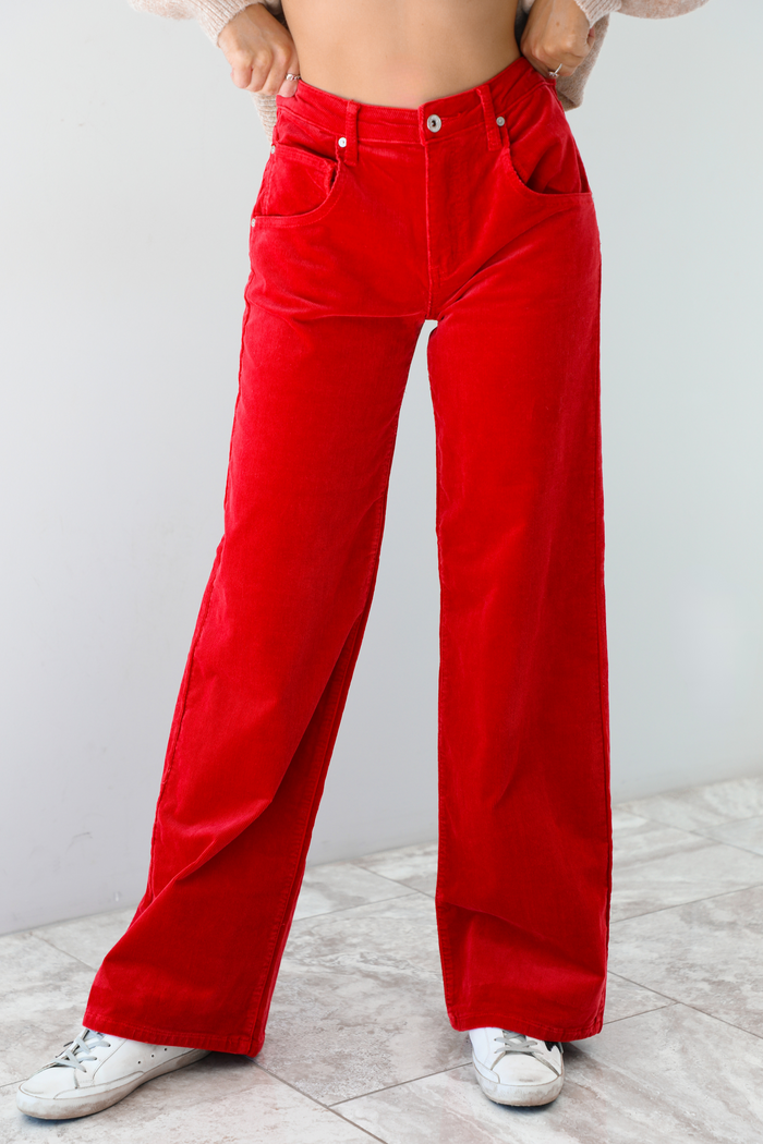 Forever Yours Pants: Red