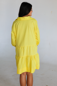 Absolutely Sure Dress: Yellow
