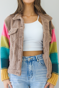 The Combo Jacket: Mocha/Multi