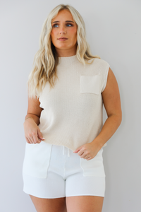 Get With Me Set: Khaki/White