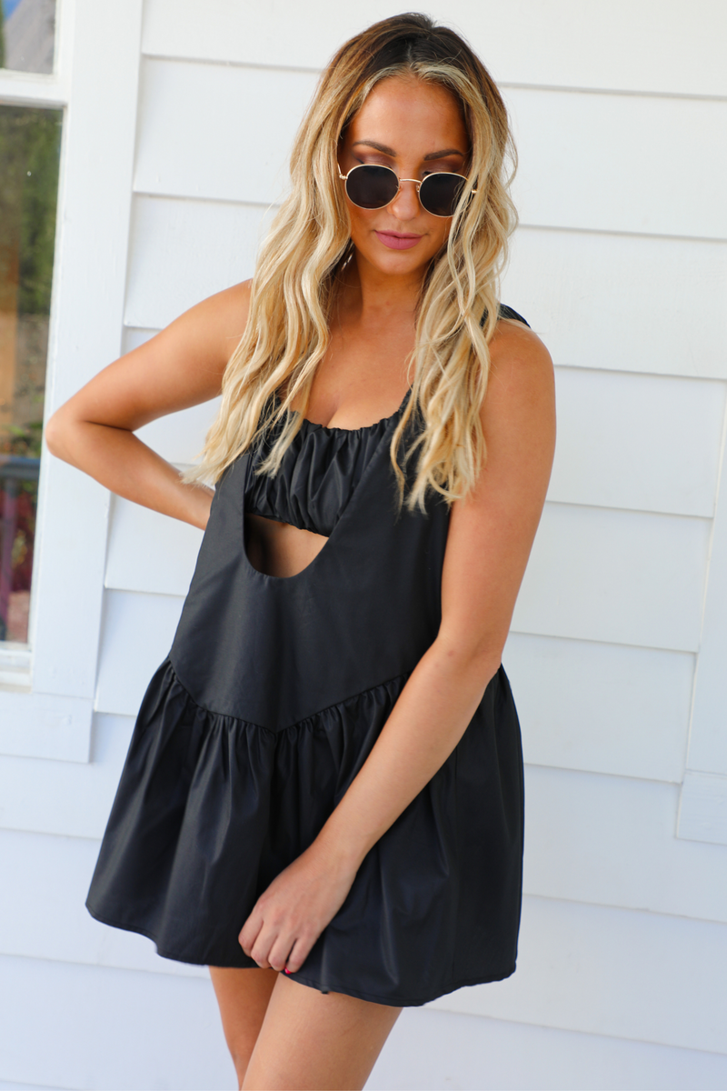All In One Dress: Black