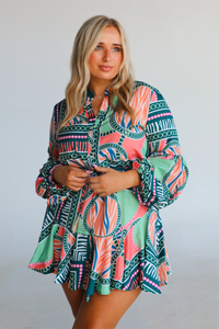 Change Of Plans Dress: Multi