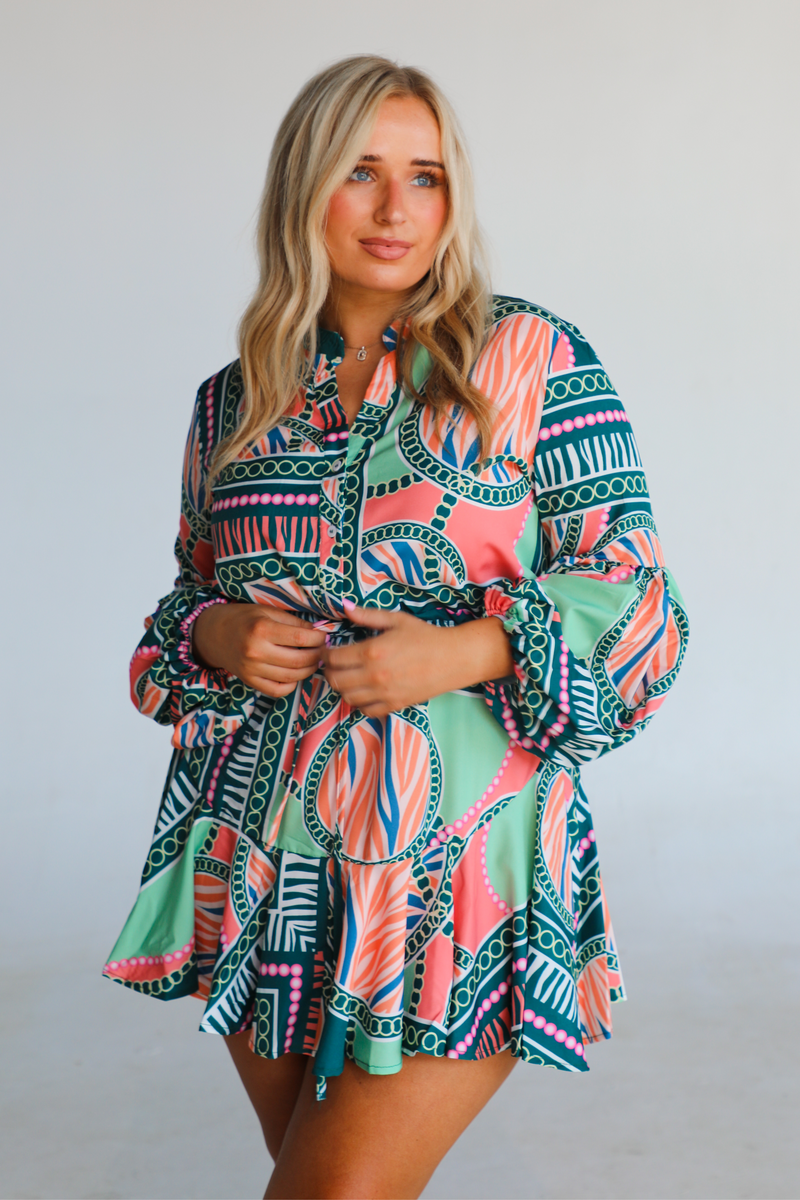 Change Of Plans Dress: Multi