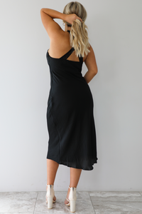 The Keeli Midi Dress: Black