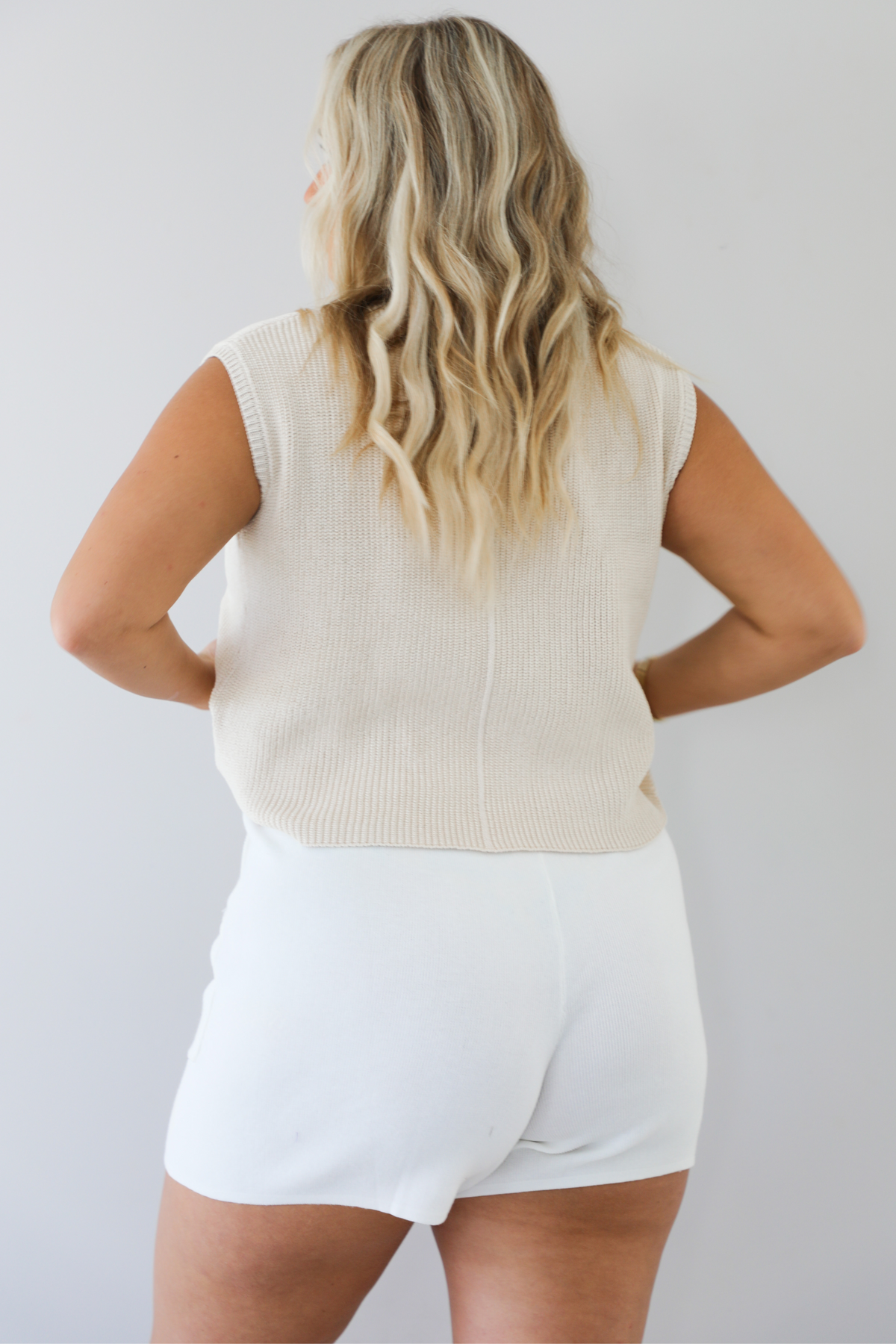 Get With Me Set: Khaki/White