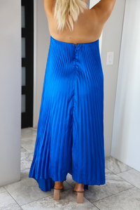 Midnight Dancing Maxi Dress: Royal Blue