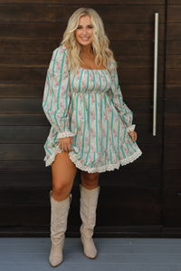 Only Way Dress: Multi/Floral