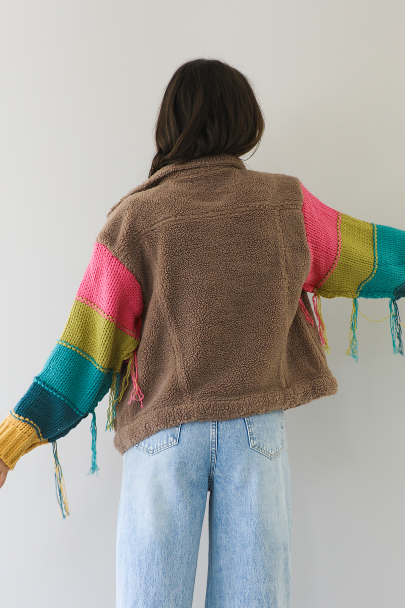The Combo Jacket: Mocha/Multi