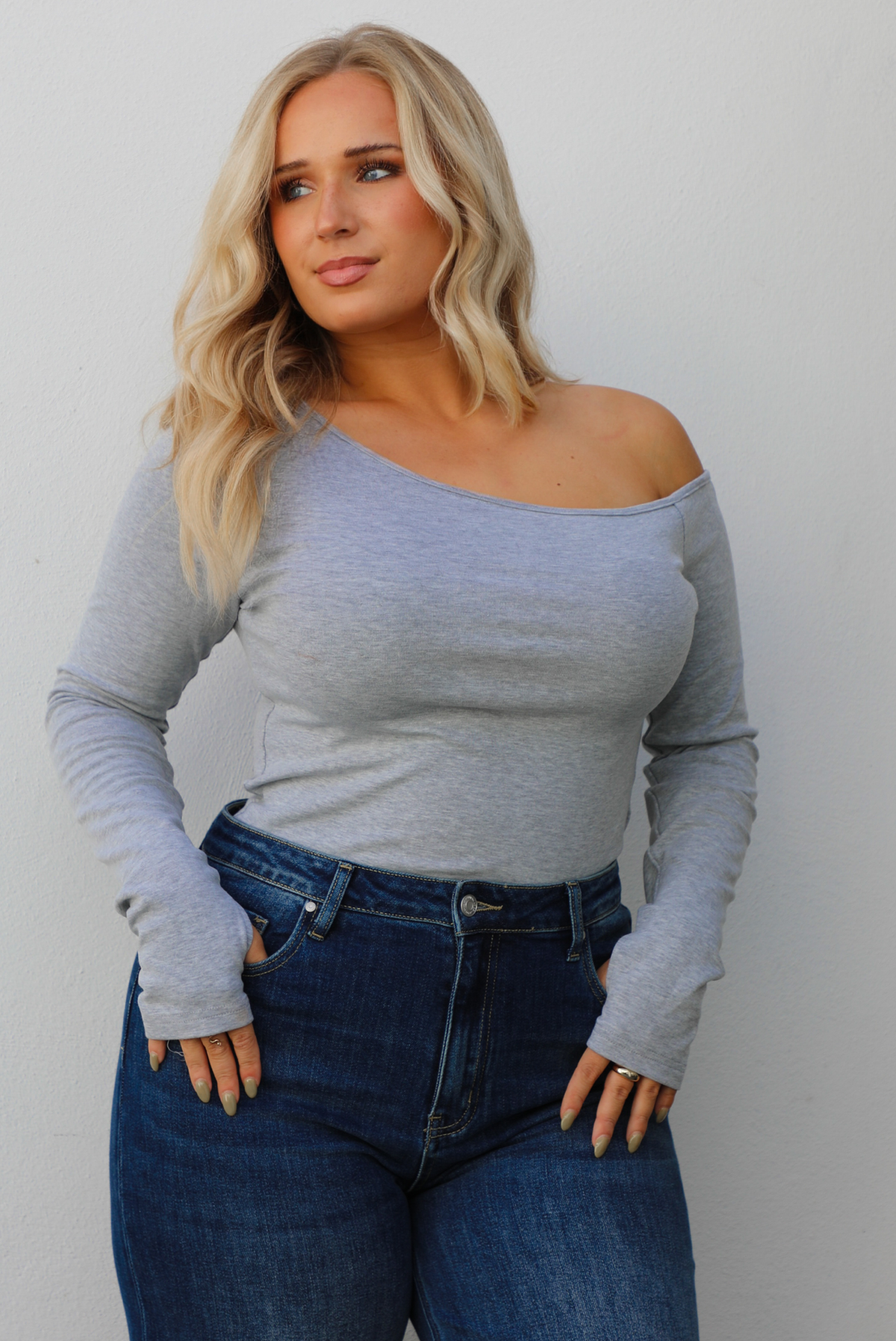 Make It Easy Top: Heather Grey