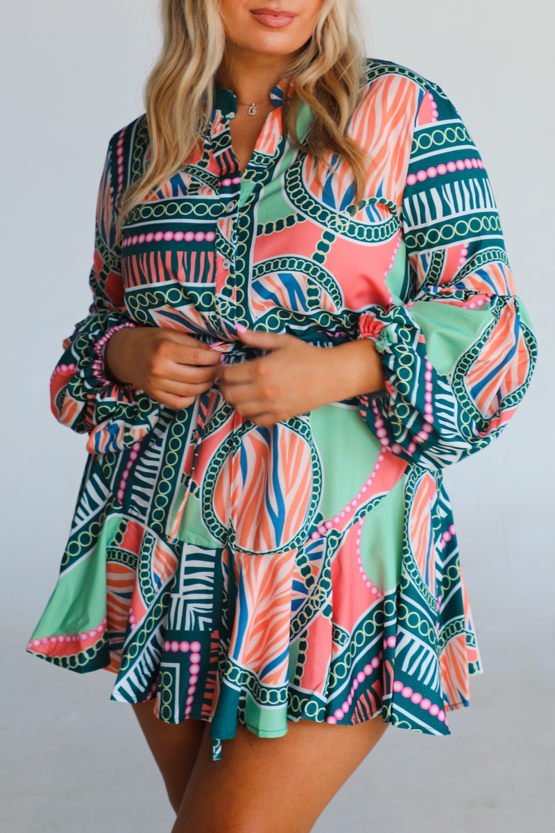 Change Of Plans Dress: Multi