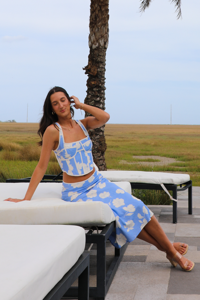 Island Time Set: Blue/Ivory