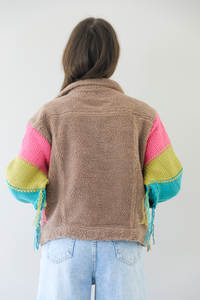 The Combo Jacket: Mocha/Multi