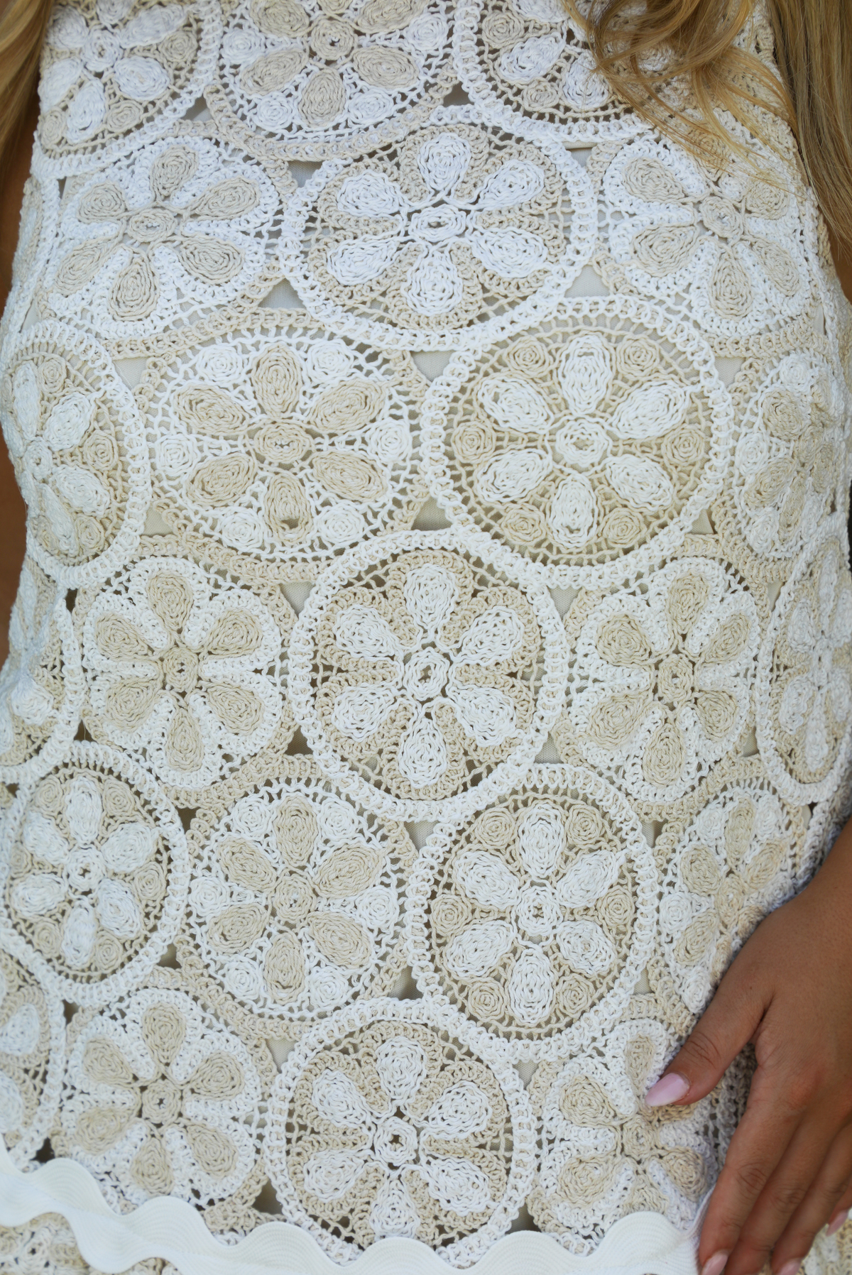Simple Elegance Dress: Cream/Ivory