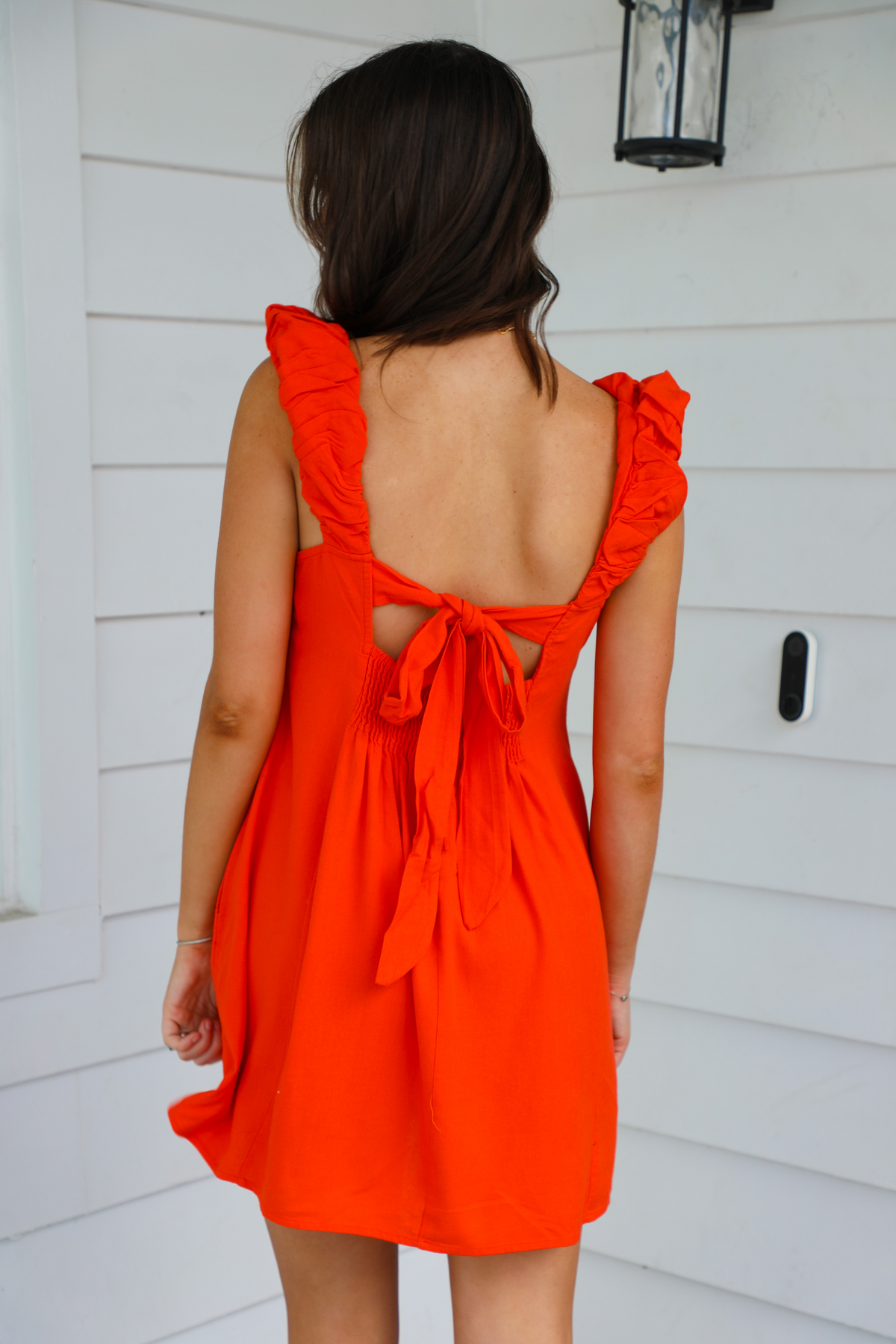 Too Good To Be True Dress: Orange