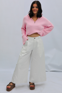 Wanna Be Sweater: Pink