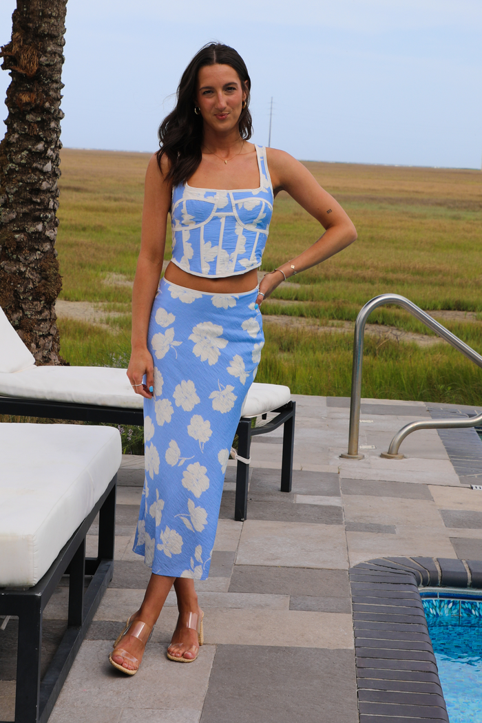 Island Time Set: Blue/Ivory
