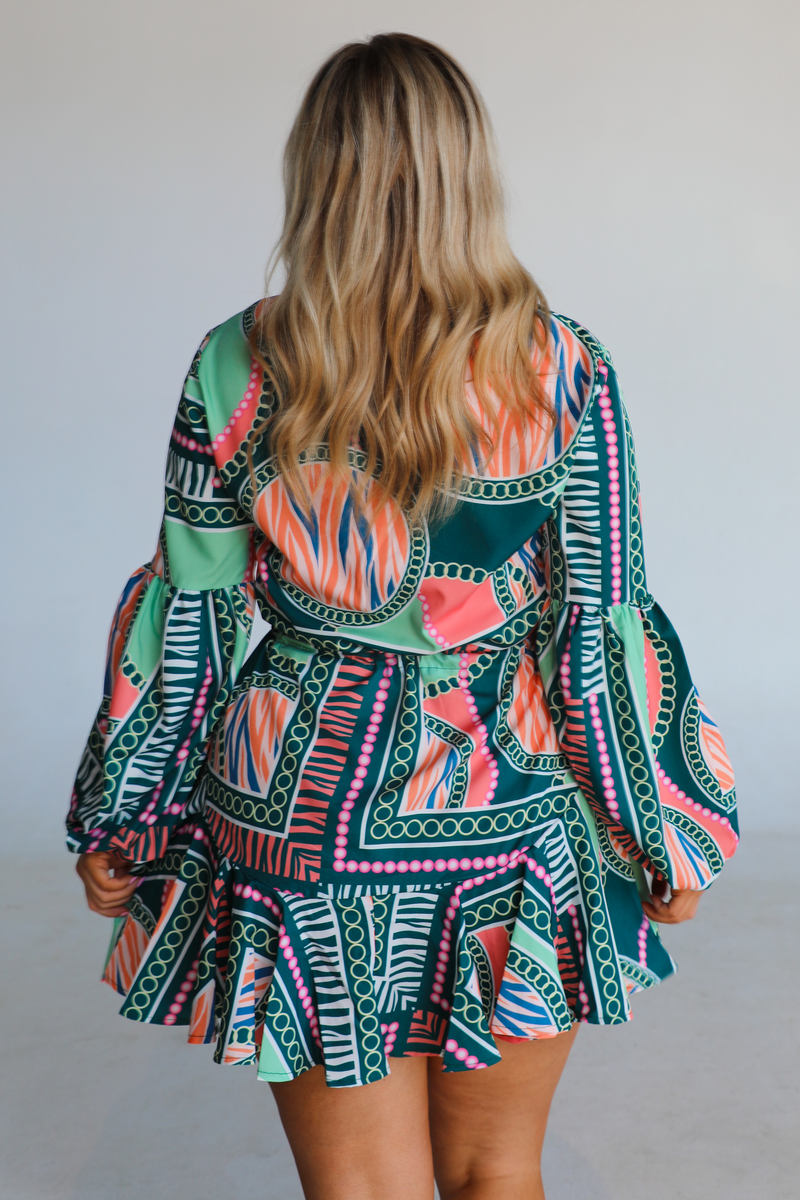 Change Of Plans Dress: Multi