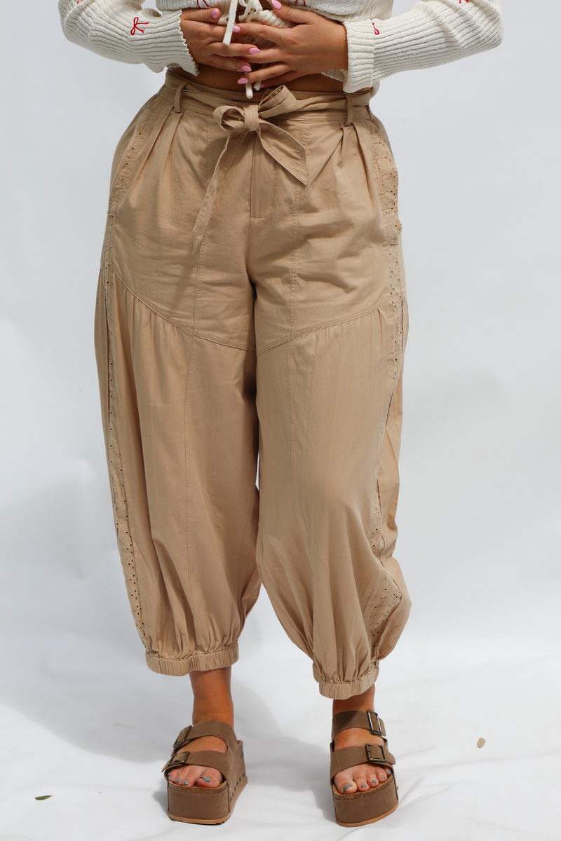 Get Away Pants: Tan