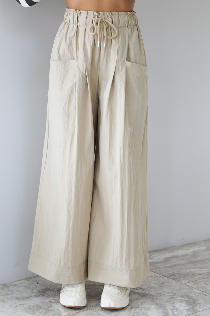 The Perfect Paper Bag Trousers: Tan
