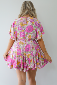 Floral Darling Dress: Pink/Multi
