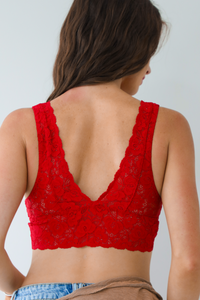 Beyond The Clouds Bralette: Red