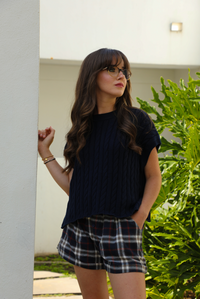 Already There Sweater Vest: Navy