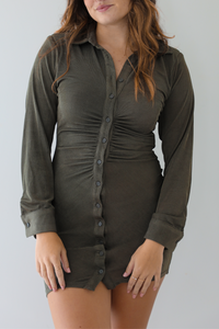 She's So Chic Dress: Hunter Green