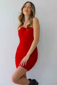 Excite Them Dress: Red