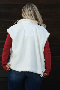 Snowed In Vest: White