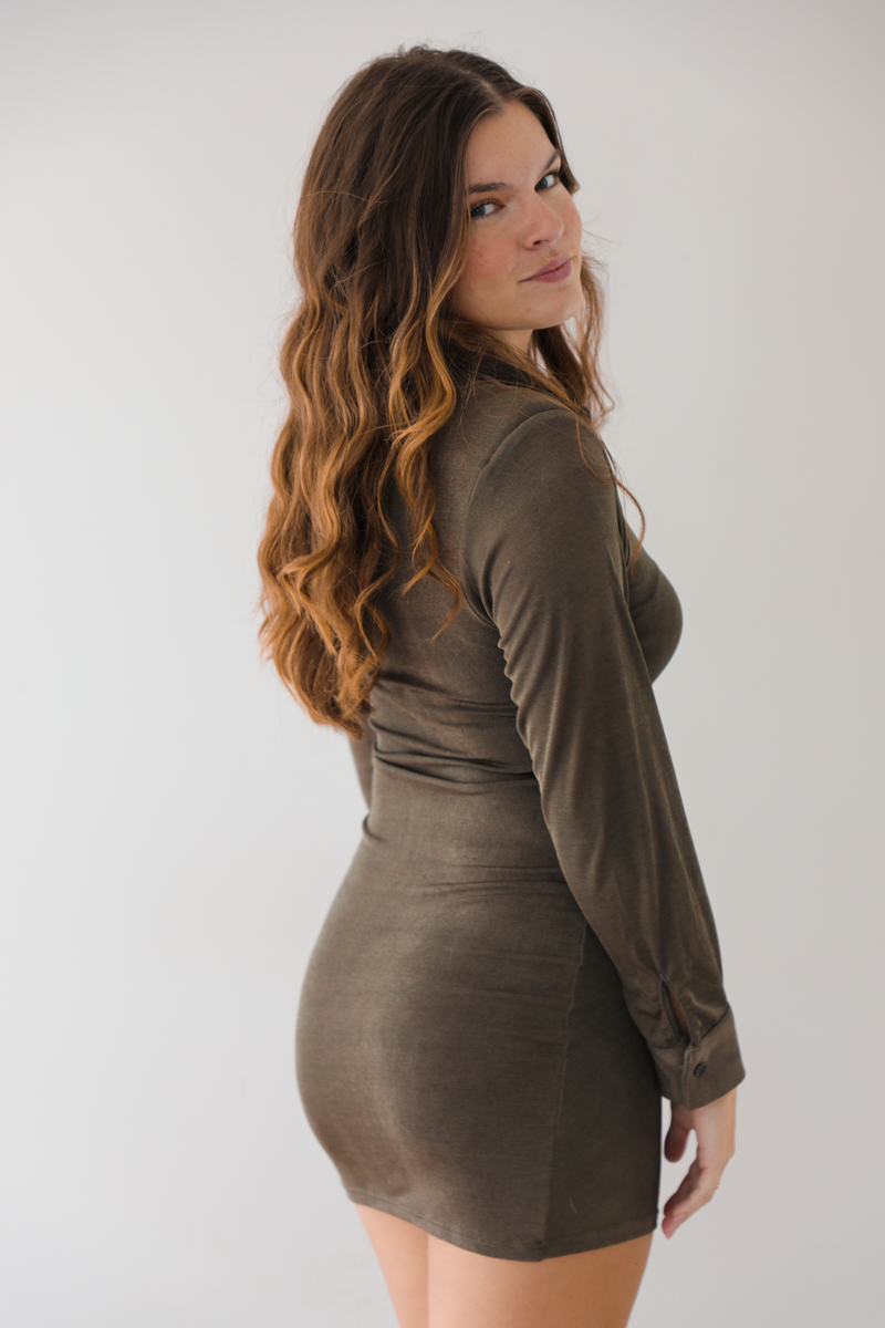 She's So Chic Dress: Hunter Green