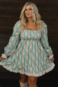 Only Way Dress: Multi/Floral