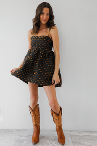 What I Need Dress: Black/Brown