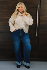 New Direction Sweater: Tan