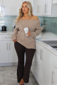 Take Me Back Sweater: Mocha