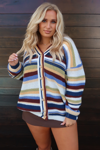 Calm & Collected Cardigan: Multi
