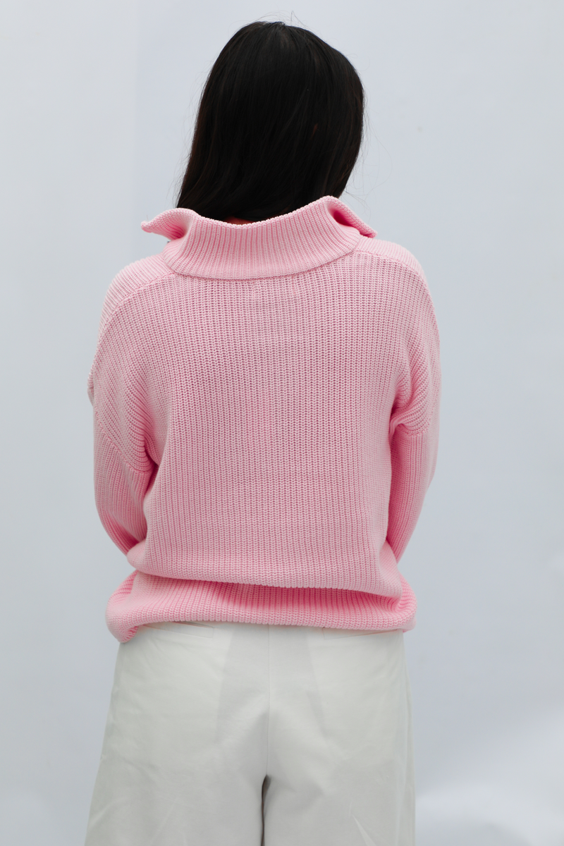 Wanna Be Sweater: Pink