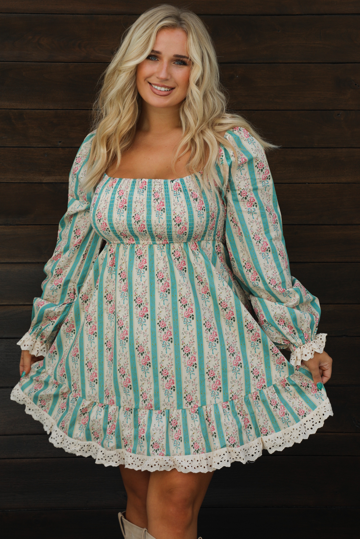 Only Way Dress: Multi/Floral