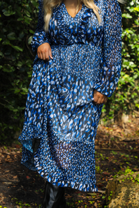 Easy Like This Maxi Dress: Blue/Multi