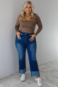 Never Taking Off Bodysuit: Taupe