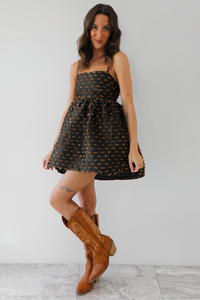 What I Need Dress: Black/Brown