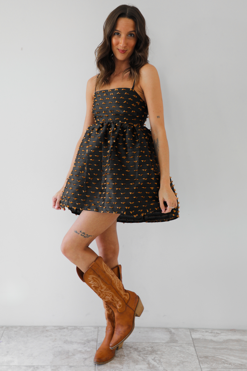 What I Need Dress: Black/Brown