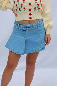 Don't Blame Me Skirt: Denim