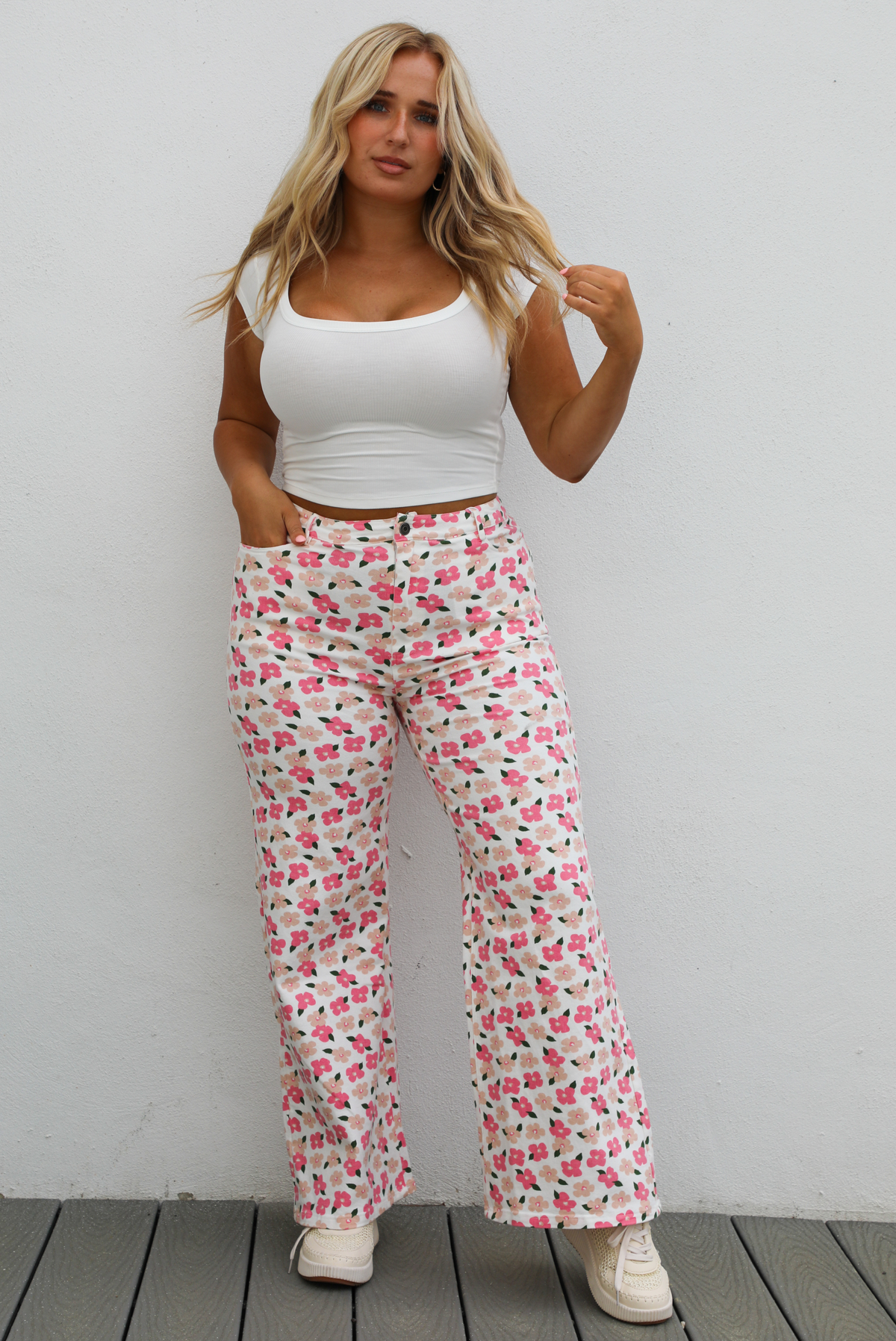 Flower Field Denim: Floral/Multi