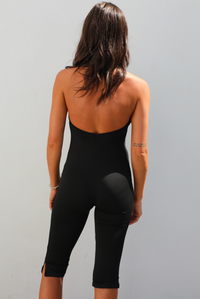Running Errands Playsuit: Black