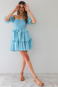 Island Escape Dress: Turquoise/Multi