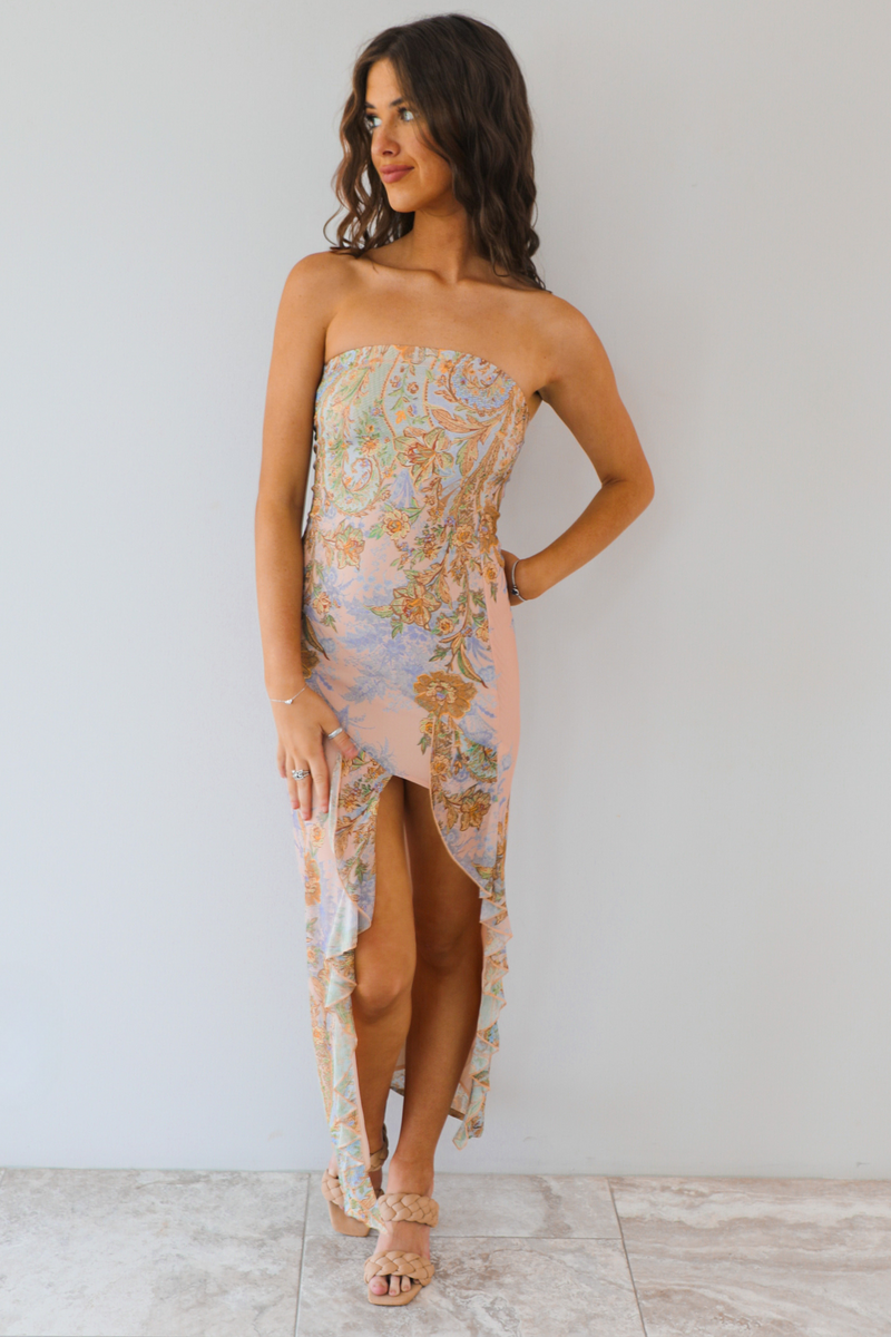 Light Nights Midi Dress: Multi